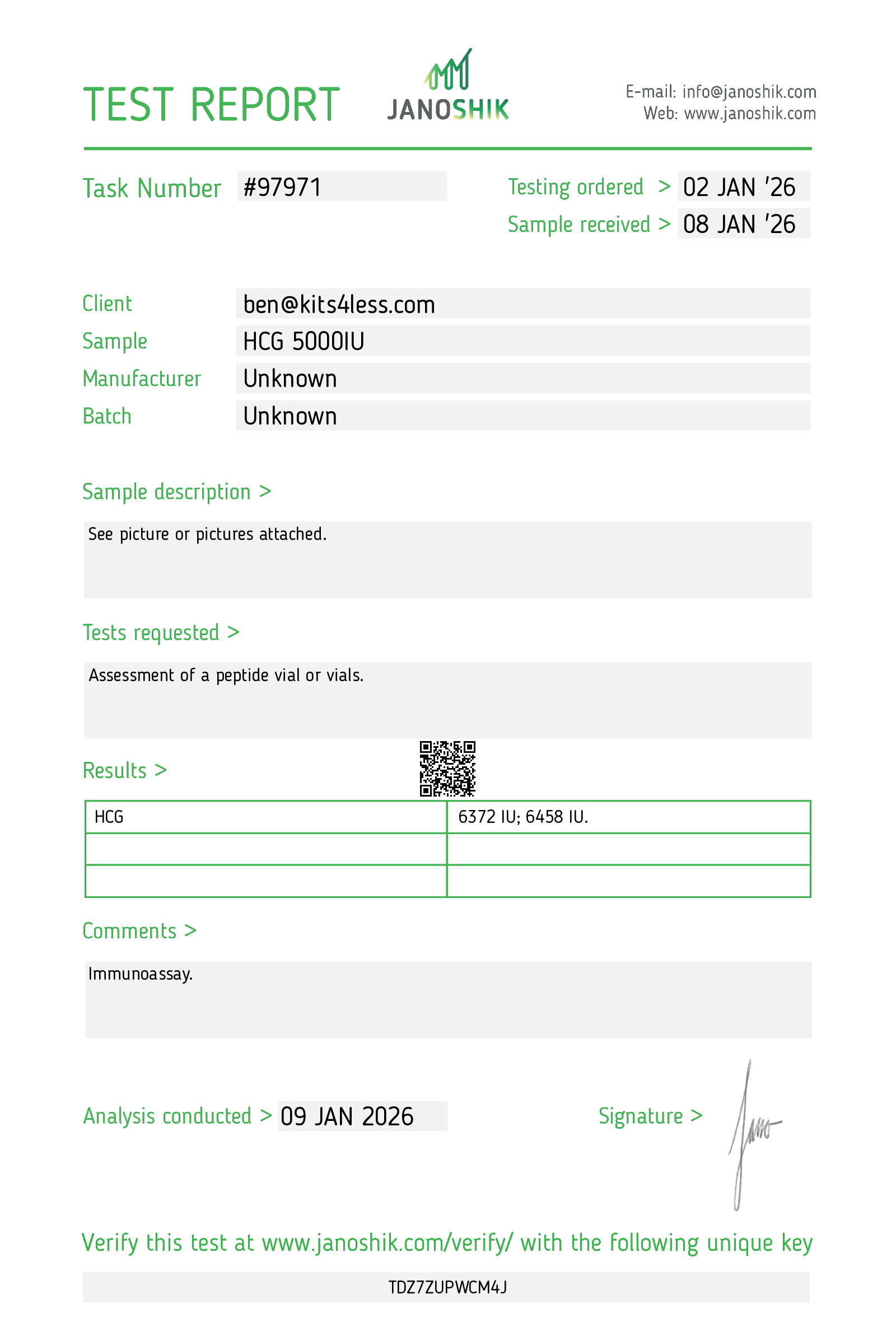 HCG 5000 IU (Single Vial) - Image 2